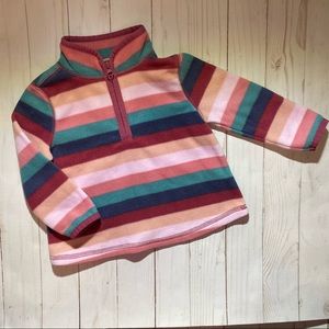 GUC  Oshkosh 1/4 Zip Fleece for Baby Girl